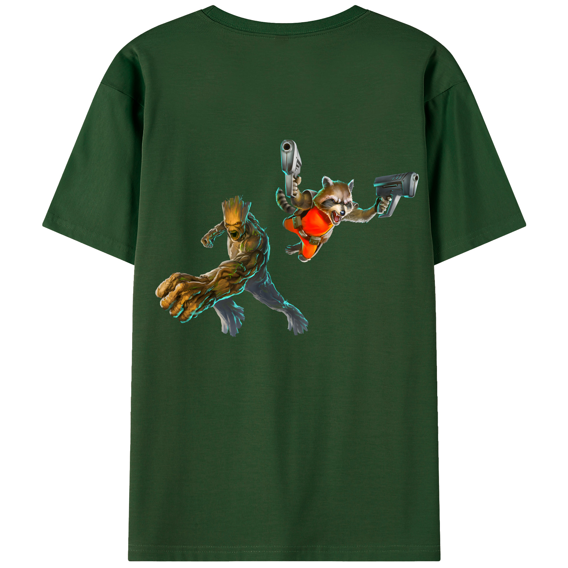 （画像用） アベンジャーズ The Avengers 綿100％半袖Tシャツ（背面プリント）